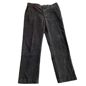 L.L. Bean Country Corduroy Pant Trouser Black Size 36W x 31L Classic Fit